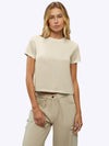 Almost Friday Tee | Ivory Classic-fit PYCA ProÂ®