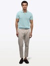 Riviera Knit Polo | Sterling Blue Signature-Fit