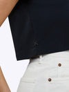 Almost Friday Tee Cropped | Black Classic-fit PYCA ProÂ®