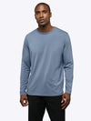 AO Forever Long Sleeve Tee | Cadet Blue Classic-Fit PYCA ProÂ®
