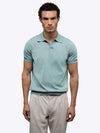 Riviera Knit Polo | Isle Blue Signature-Fit