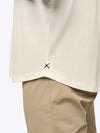 AO V-Neck Curve-Hem | Ivory Signature-fit PYCA ProÂ®