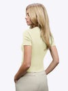 Tomboy Tee | Oyster White Slim-fit Tomboy-Cottonâ¢