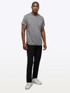 AO Elongated Tee | Heather Grey Signature-fit PYCA ProÂ®