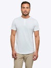 AO Henley Curve-Hem | White Signature-fit PYCA ProÂ®