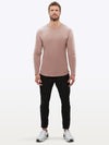 AO Long Sleeve Curve-Hem Tee | Mountain Mist Signature-fit PYCA ProÂ®