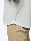 AO V-Neck Curve-Hem Tee | White Signature-fit PYCA ProÂ®