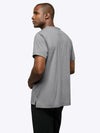 AO Split-Hem Tee | Heather Grey Signature-fit PYCA ProÂ®