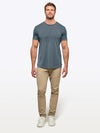 AO Curve-Hem Tee | Ocean Storm Signature-fit PYCA ProÂ®