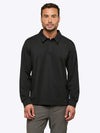 Hyperloop Rugby Polo | Black Signature-Fit
