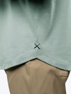 AO Long Sleeve Henley Curve-Hem Tee | Slate Grey Signature-Fit PYCA ProÂ®