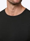 AO Long Sleeve Curve-Hem Tee | Black Signature-fit PYCA ProÂ®