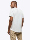 AO V-Neck Curve-Hem Tee | White Signature-fit PYCA ProÂ®