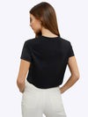 Almost Friday Tee Cropped | Black Classic-fit PYCA ProÂ®