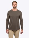 AO Long Sleeve Curve-Hem Tee | Morel Signature-fit PYCA ProÂ®
