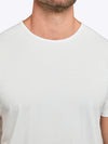 AO Curve-Hem Tee | White Signature-fit PYCA ProÂ®