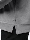 Hyperloop Pullover Split-Hem | Heather Grey Signature-fit
