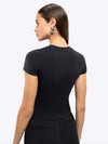 Tomboy Tee | Black Slim-Fit Tomboy-Cottonâ¢