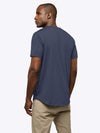 AO Curve-Hem Tee | Pacific Blue Signature-fit PYCA ProÂ®