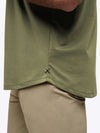 AO Henley Curve-Hem | Capers Signature-Fit PYCA ProÂ®