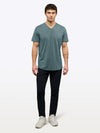 AO V-Neck Curve-Hem Tee | North Atlantic Signature-Fit PYCA ProÂ®