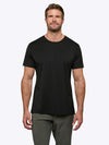 AO Split-Hem Tee | Black Signature-fit PYCA ProÂ®