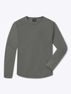 AO Long Sleeve Curve-Hem Tee | Castor Grey Signature-Fit PYCA ProÂ®