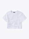 Almost Friday Tee Cropped | White Classic-fit PYCA ProÂ®