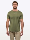 AO Henley Curve-Hem | Capers Signature-Fit PYCA ProÂ®