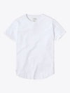 Featherlight Pima Tee | White Signature-fit