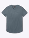 AO V-Neck Curve-Hem Tee | Ocean Storm Signature-fit PYCA ProÂ®