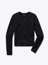 Long Sleeve Tomboy Tee | Black Slim-fit Tomboy-Cottonâ¢