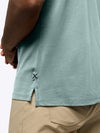 AO Split-Hem Tee | Stormy Sea Signature-Fit PYCA ProÂ®