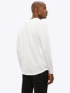 AO Long Sleeve Curve-Hem Tee | White Signature-fit PYCA ProÂ®