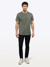 AO Curve-Hem Tee | Gunmetal Signature-Fit PYCA ProÂ®