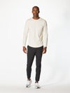 AO Long Sleeve Curve-Hem Tee | Ivory Signature-fit PYCA ProÂ®