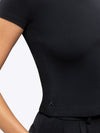 Tomboy Tee | Black Slim-Fit Tomboy-Cottonâ¢