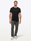 AO Curve-Hem Tee | Black Signature-fit PYCA ProÂ®