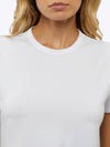 Almost Friday Tee Cropped | White Classic-fit PYCA ProÂ®