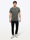 AO Curve-Hem Tee | Castor Grey Signature-Fit PYCA ProÂ®