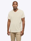 AO V-Neck Curve-Hem | Ivory Signature-fit PYCA ProÂ®