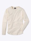 AO Long Sleeve Curve-Hem Tee | Ivory Signature-fit PYCA ProÂ®