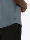 AO V-Neck Curve-Hem Tee | Ocean Storm Signature-fit PYCA ProÂ®