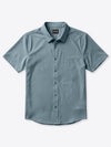 Crossover Button Up | Naples Blue Signature Fit