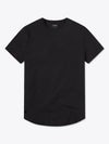 AO Curve-Hem Tee | Black Signature-fit PYCA ProÂ®