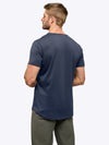 AO Henley Curve-Hem | Pacific Blue Signature-fit PYCA ProÂ®