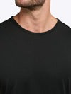 AO Curve-Hem Tee | Black Signature-fit PYCA ProÂ®