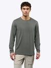 AO Forever Long Sleeve Tee | Castor Grey Classic-Fit PYCA ProÂ®