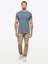 AO Curve-Hem Tee | Naples Blue Signature-Fit PYCA ProÂ®