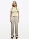 Tomboy Tee | Oyster White Slim-fit Tomboy-Cottonâ¢